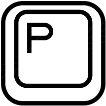 P keyboard icon